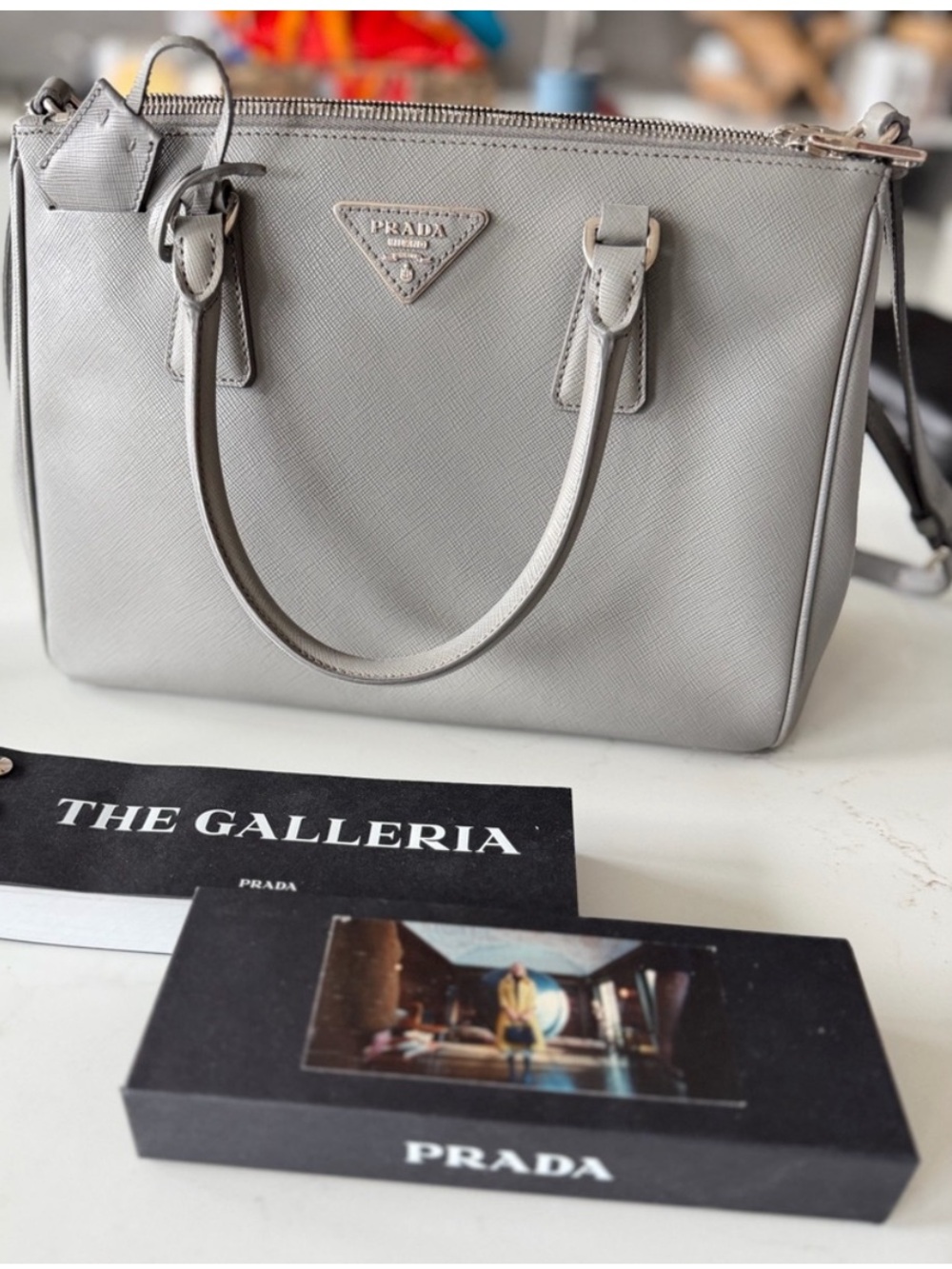 Prada Saffiano Leather Satchel Medium